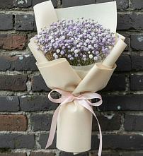 Букет цветов из:  Гипсофила в Красный Профинтерн