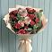 Букет цветов из: Гвоздики и Розы в Красный Профинтерн