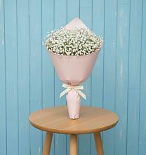 Букет цветов из:  Гипсофила в Красный Профинтерн