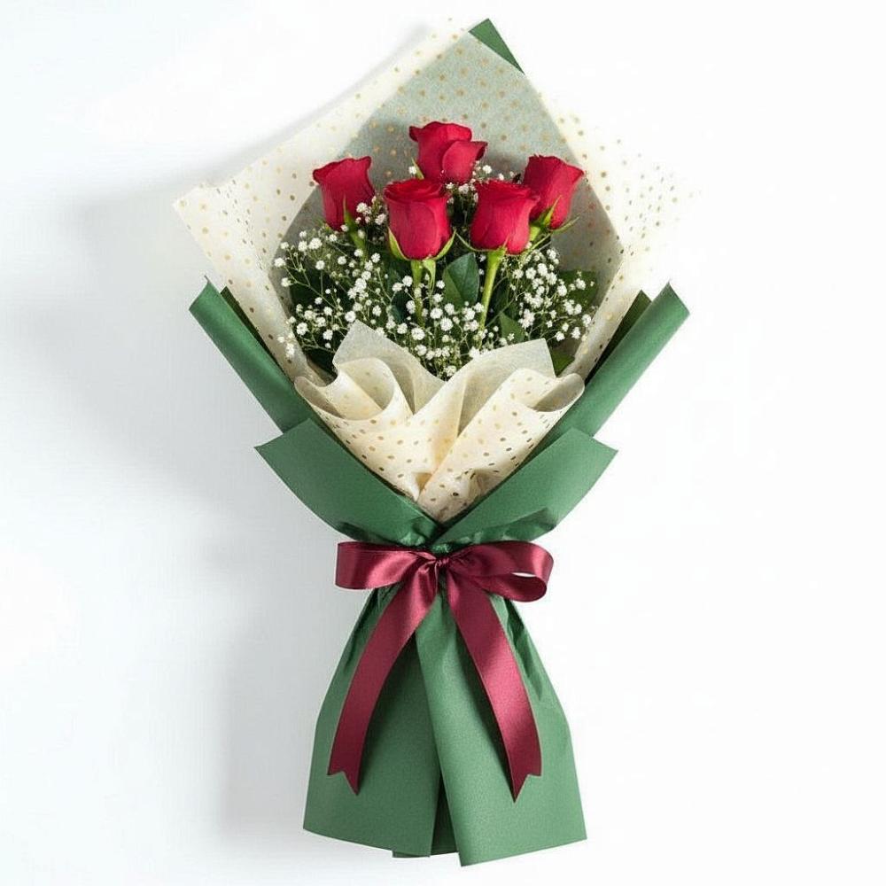 Букет цветов из: Розы в Красный Профинтерн