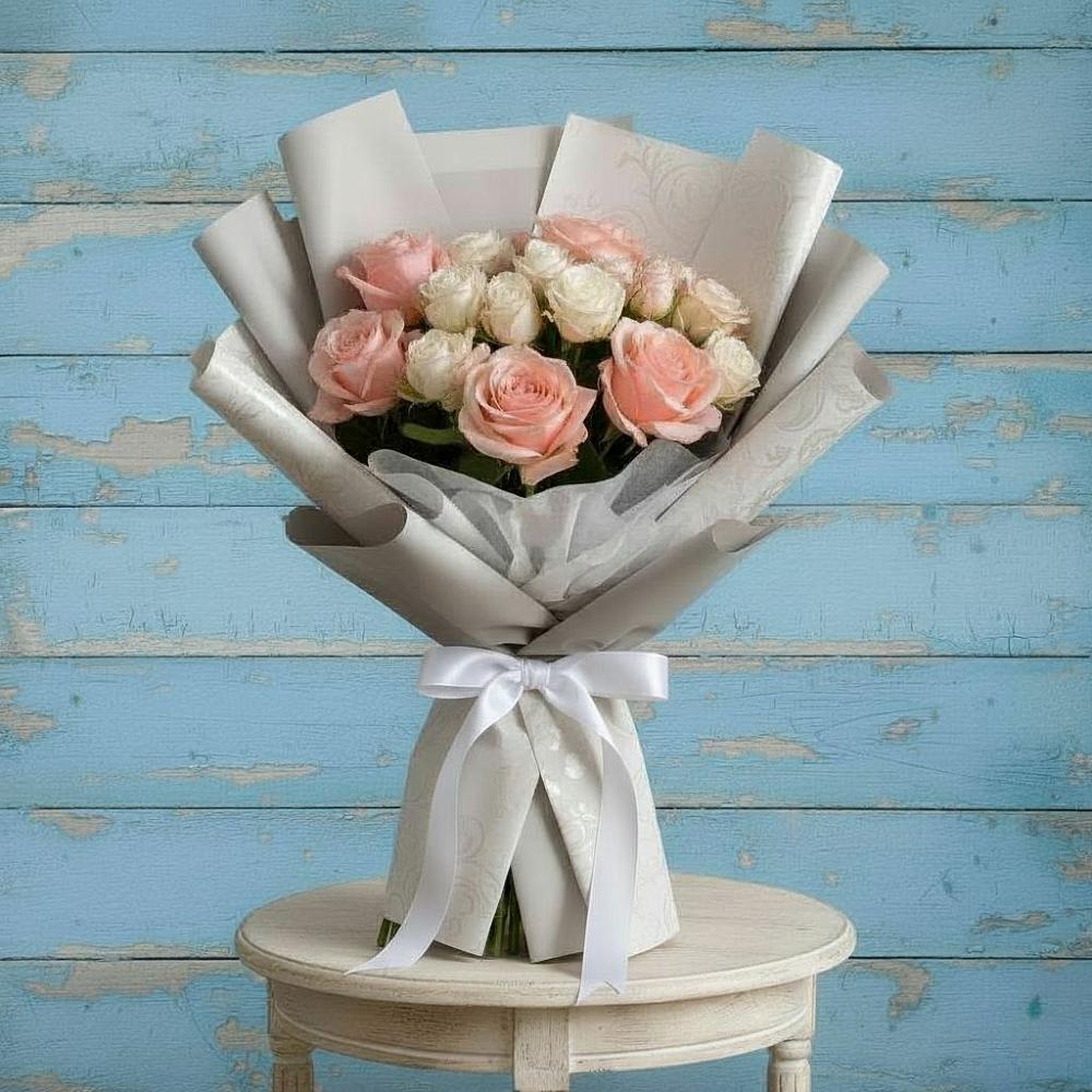 Букет цветов из: Розы в Красный Профинтерн