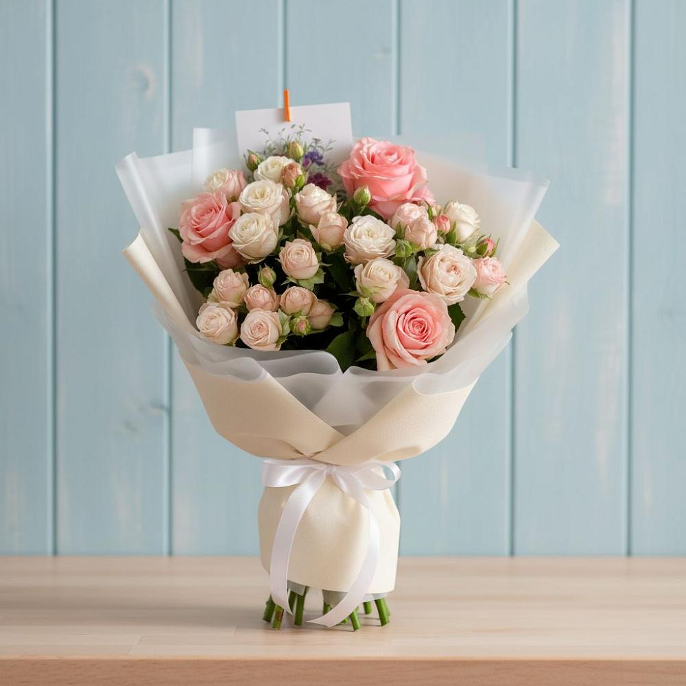 Букет цветов из: Розы в Красный Профинтерн