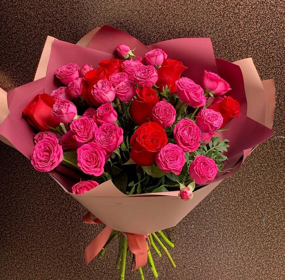 Букет В объятьях нежности в Красный Профинтерн