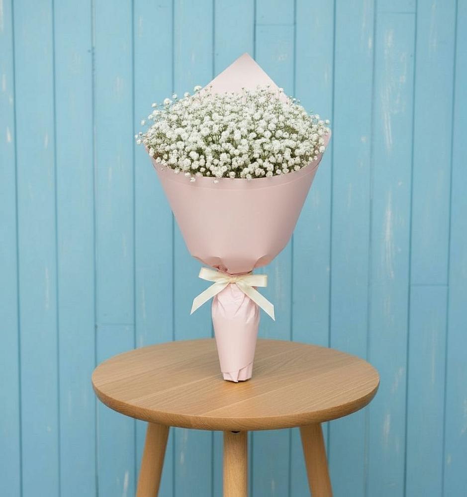 Букет цветов из: Гипсофила в Красный Профинтерн