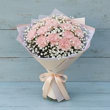 Букет цветов из:  Гвоздики #REPLACE_PRED# Красный Профинтерн