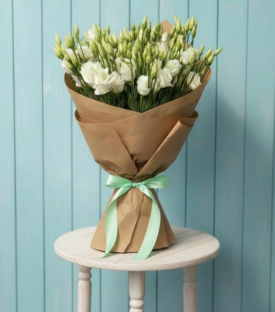 Букет цветов из: Лизиантусы в Красный Профинтерн