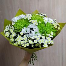 Букет цветов из:  Хризантемы #REPLACE_PRED# Красный Профинтерн