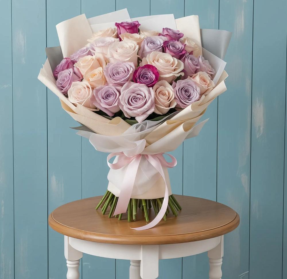 Букет цветов из: Розы в Красный Профинтерн