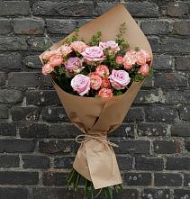 Букет цветов из:  Розы #REPLACE_PRED# Красный Профинтерн