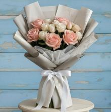 Букет цветов из:  Розы #REPLACE_PRED# Красный Профинтерн