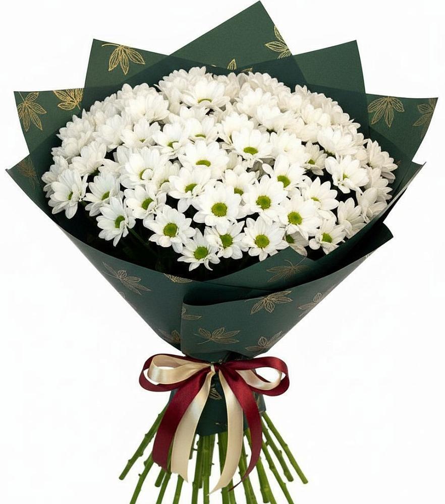 Букет цветов из: Хризантемы в Красный Профинтерн