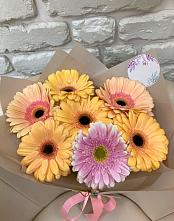 Букет цветов из:  Герберы #REPLACE_PRED# Красный Профинтерн