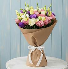 Букет цветов из:  Лизиантусы в Красный Профинтерн