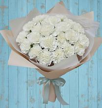 Букет цветов из:  Гвоздики в Красный Профинтерн