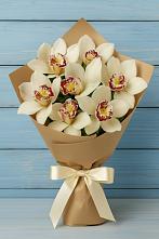 Букет цветов из:  Орхидеи и Розы #REPLACE_PRED# Красный Профинтерн